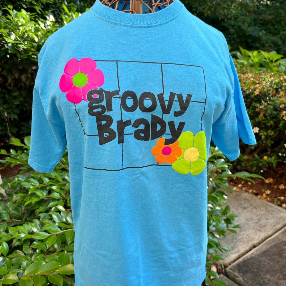 Hanes Blue Groovy Graphic Tee